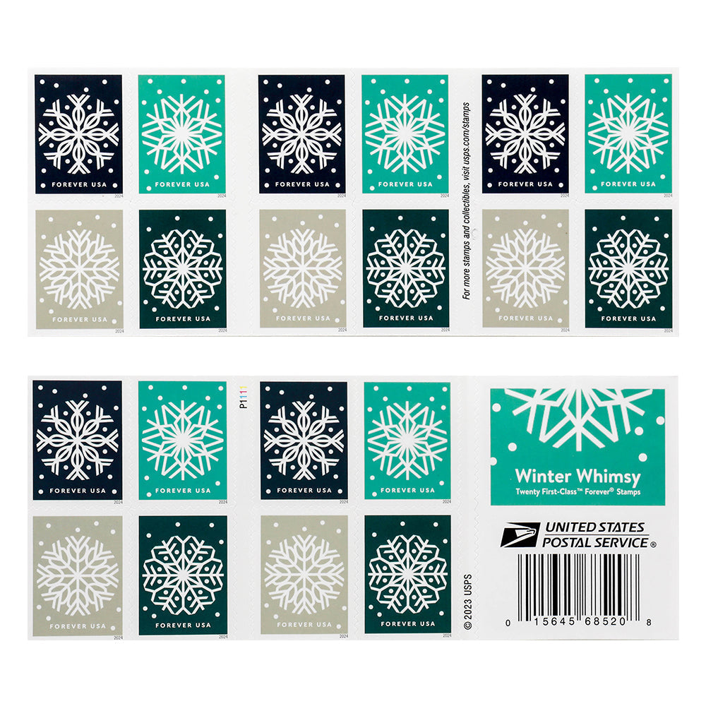 2024 Winter Whimsy First Class Forever Stamps