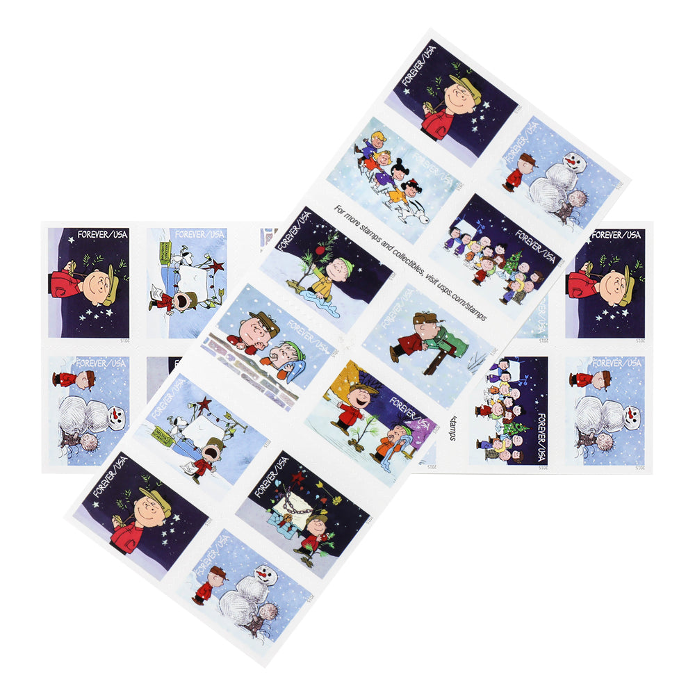2015 US A Charlie Brown Christmas Forever First Class Postage Stamps